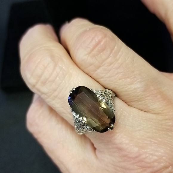 Sterling silver topaz - Picture 2 of 8